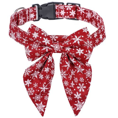 Pet Collar Bow Tie Christmas Dog